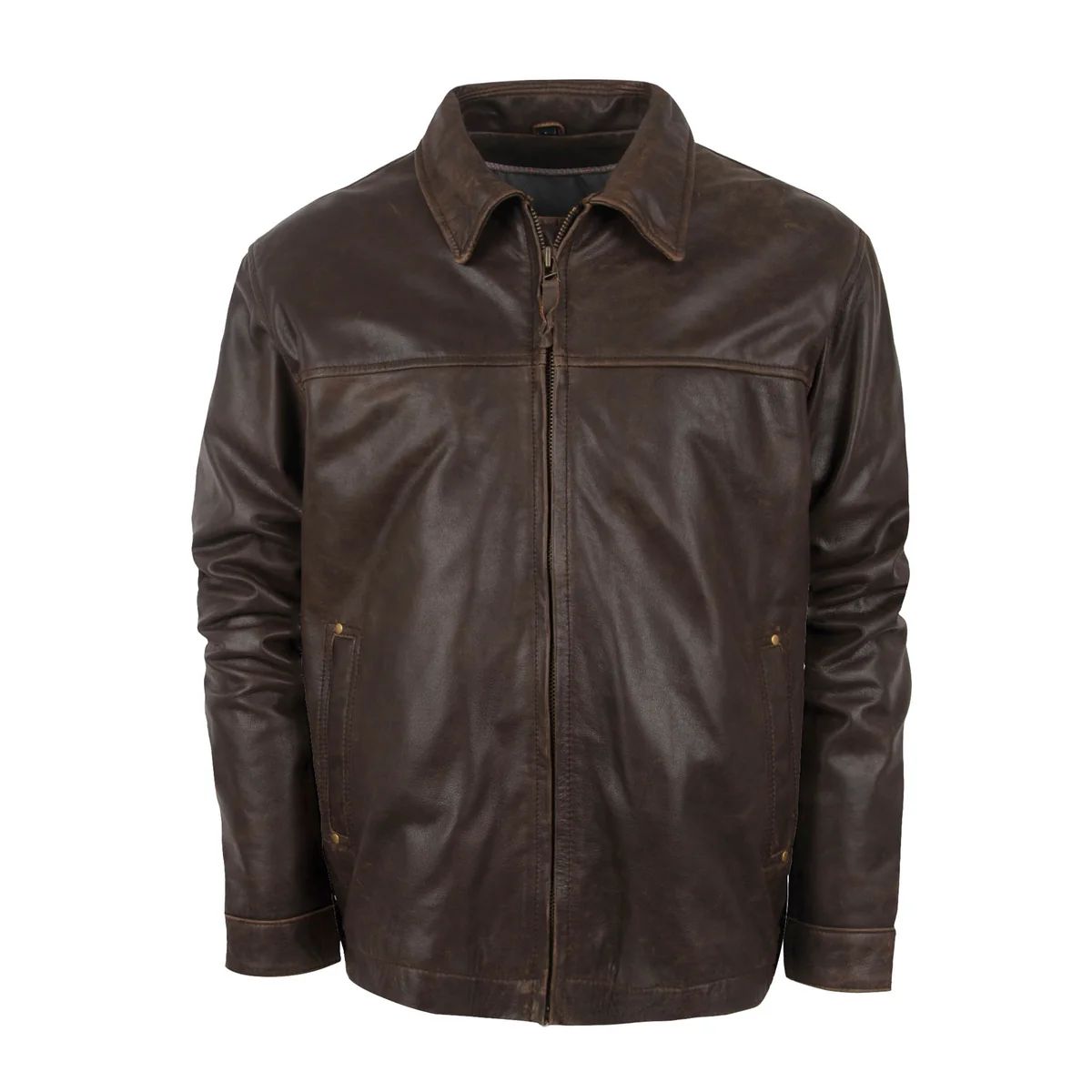 Zaidi Men's Ranchman Jacket - Dark Brown