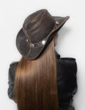 ruffed dark brown nickle