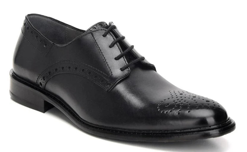 Julian - Cuadra brown derby leather shoes