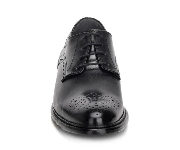 Julian - Cuadra brown derby leather shoes
