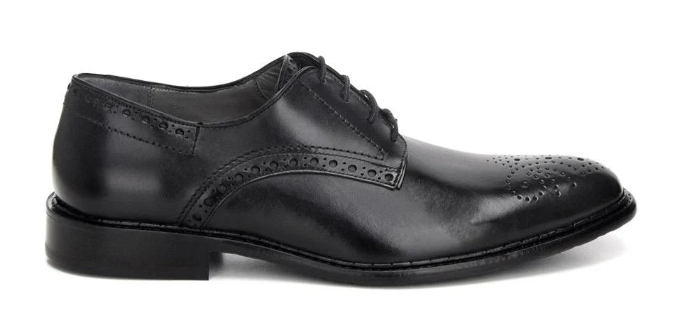 Julian - Cuadra brown derby leather shoes