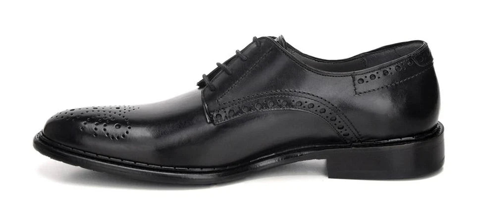 Julian - Cuadra brown derby leather shoes
