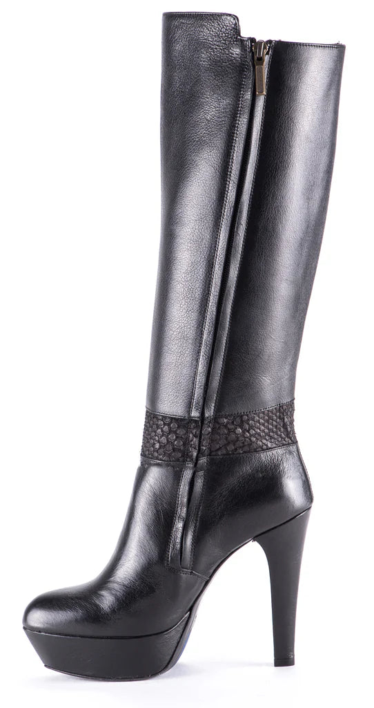 Cross - Cuadra platform boots brown