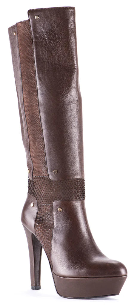 Cross - Cuadra platform boots black