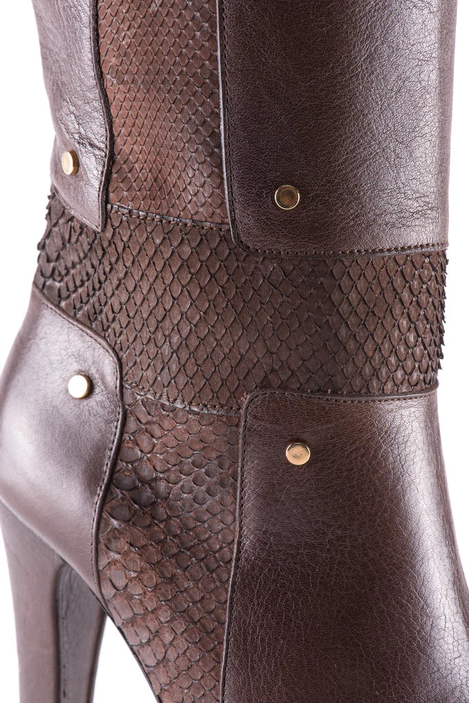 Cross - Cuadra platform boots black