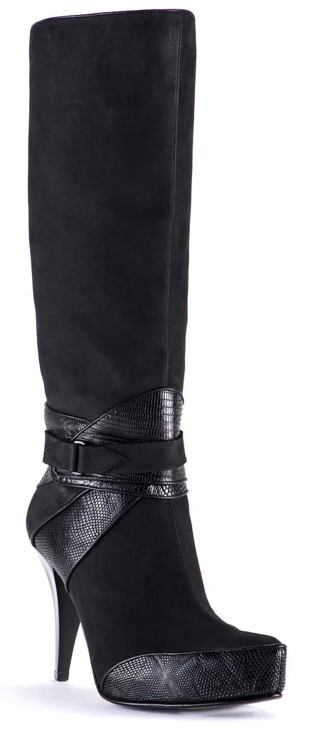 Elektra - Cuadra platform boot black