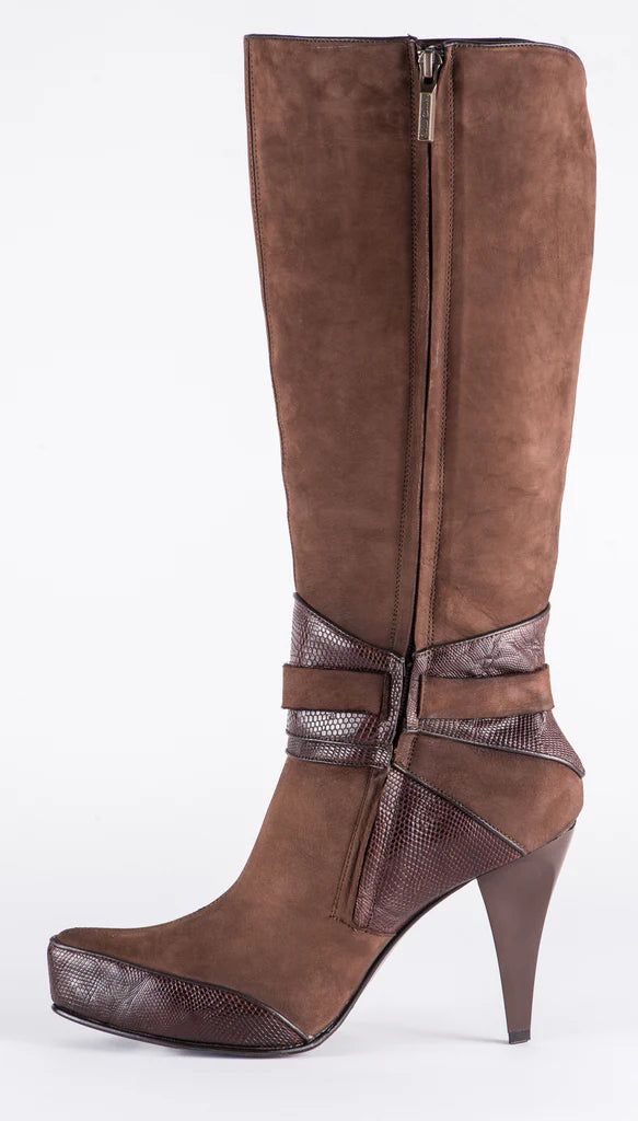 Elektra - Cuadra platform boot brown