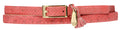 Marcella - Cuadra pink snake skin belt